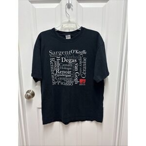 Vintage Museum Of Fine Arts Artist Name Boston T Shirt - Size  Large